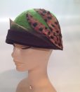 Leopard Textured Boiled Wool Cloche