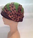 Leopard Textured Boiled Wool Cloche